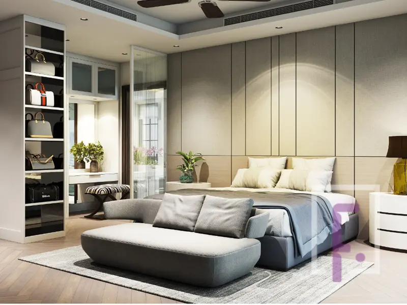 Grey Wardrobes Set