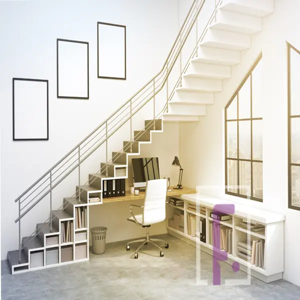 Under Stairs Home Office Ideas