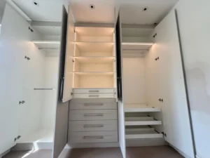 Bespoke Shaker Wardrobe - Internal Finish Platinum White