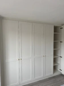 Bespoke Shaker Wardrobes - Finish Premium White